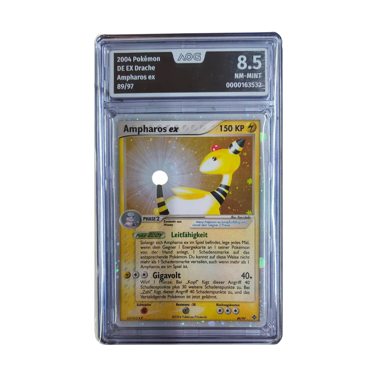 Pokémon - Ampharos ex #089/097 (EX Drache) – AOG 8.5 NM-Mint