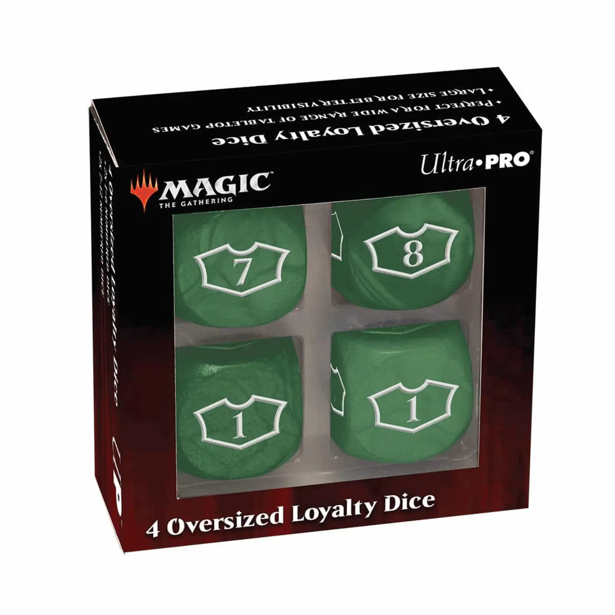 Ultra Pro - Deluxe 22MM Forest Loyalty Würfelset mit 7-12 für Magic: The Gathering
