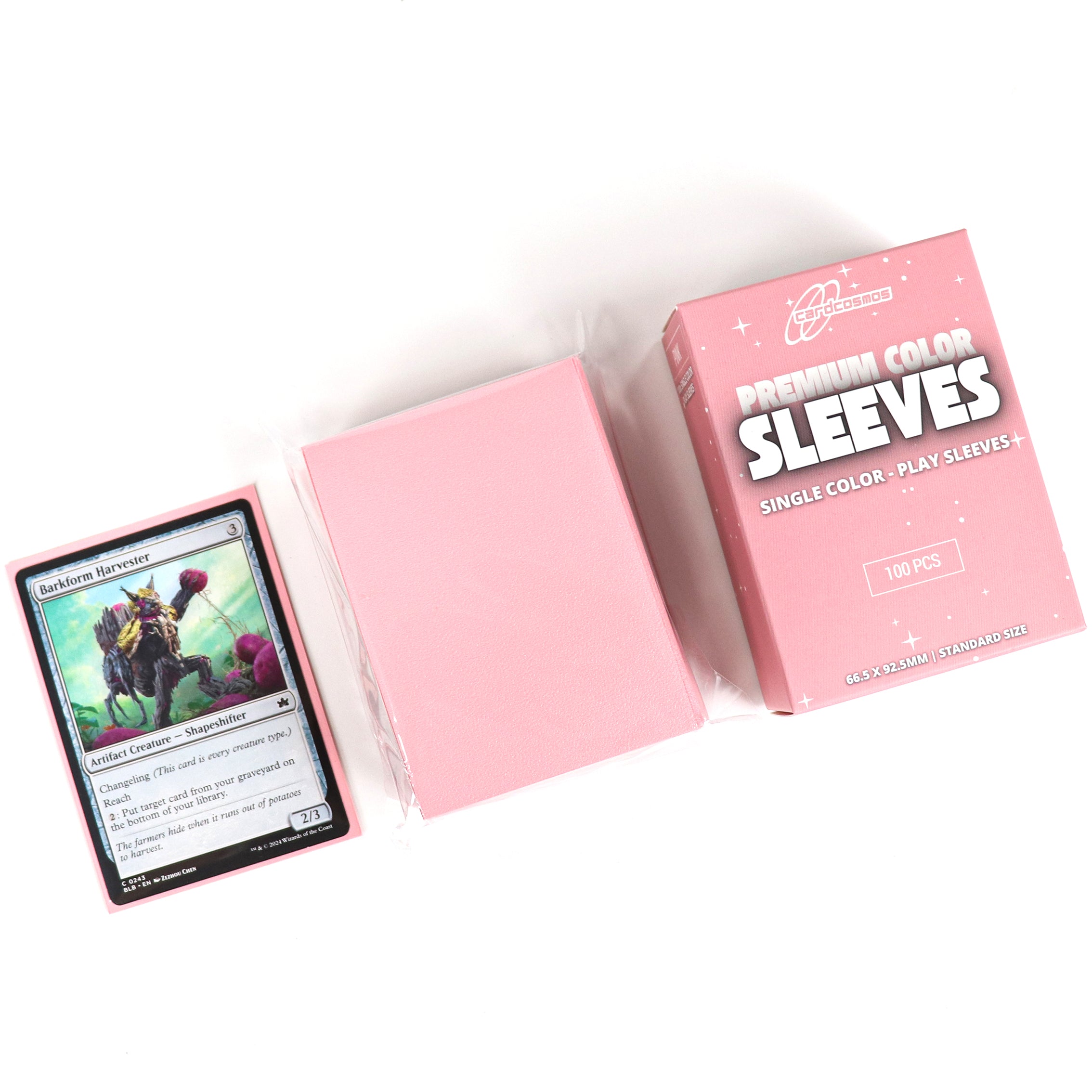 cardcosmos - Premium Matte Sleeves Pink | 100 pcs