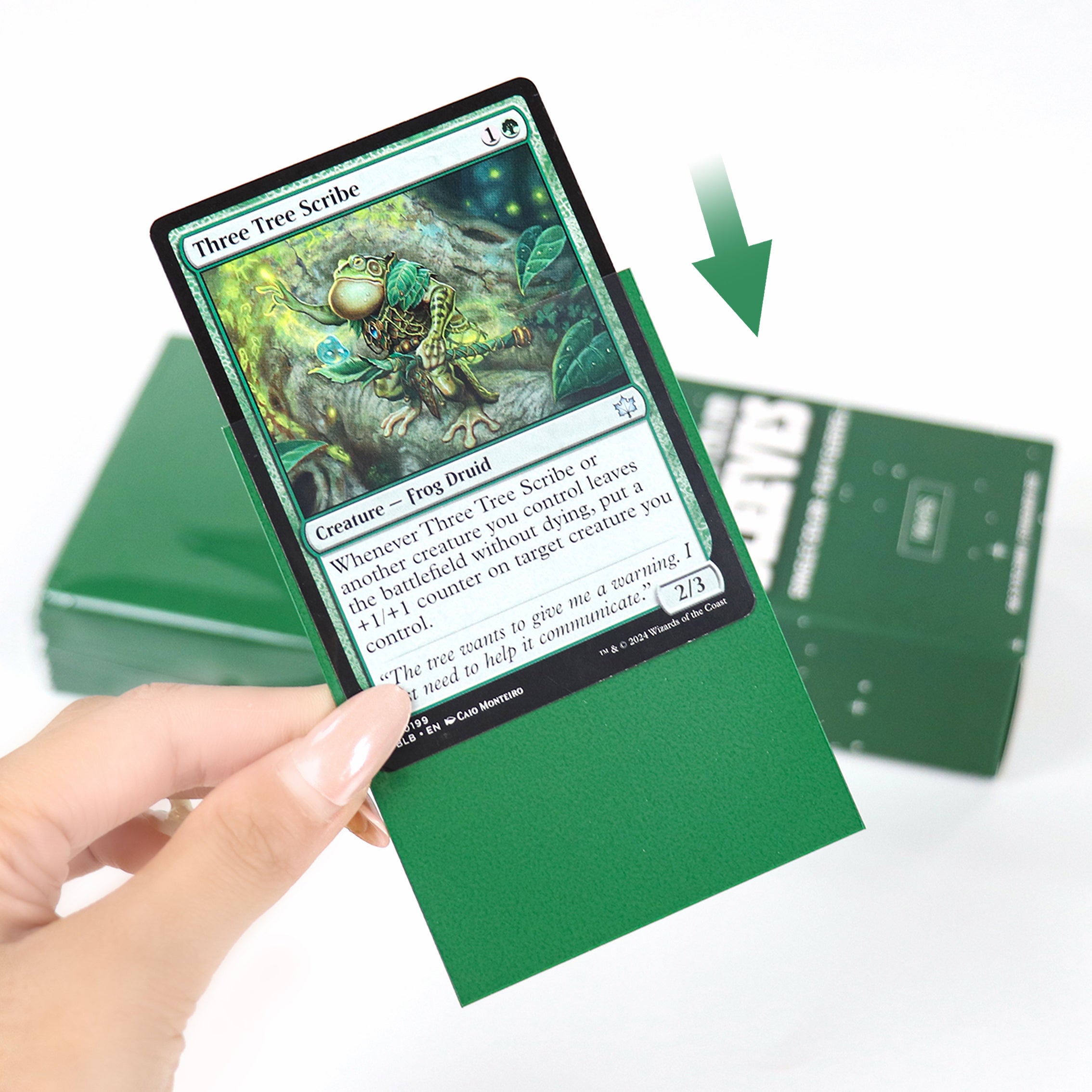 cardcosmos - Premium Matte Sleeves Green | 100 pcs
