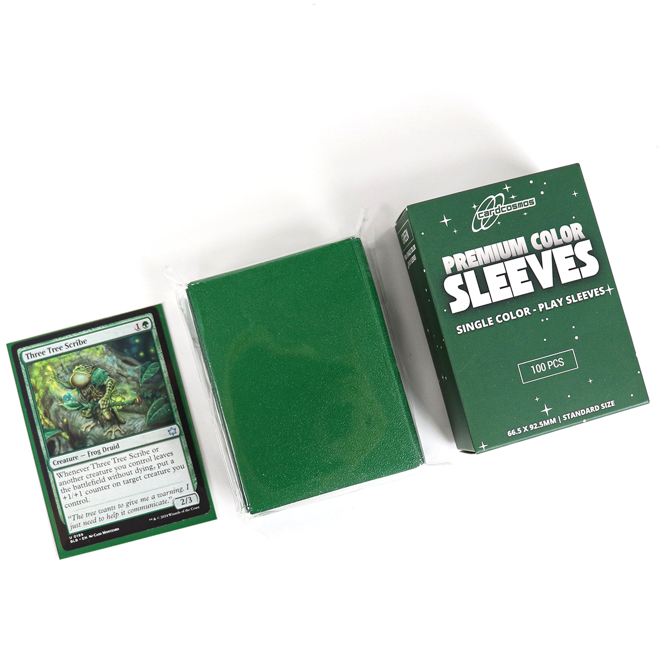 cardcosmos - Premium Matte Sleeves Green | 100 pcs
