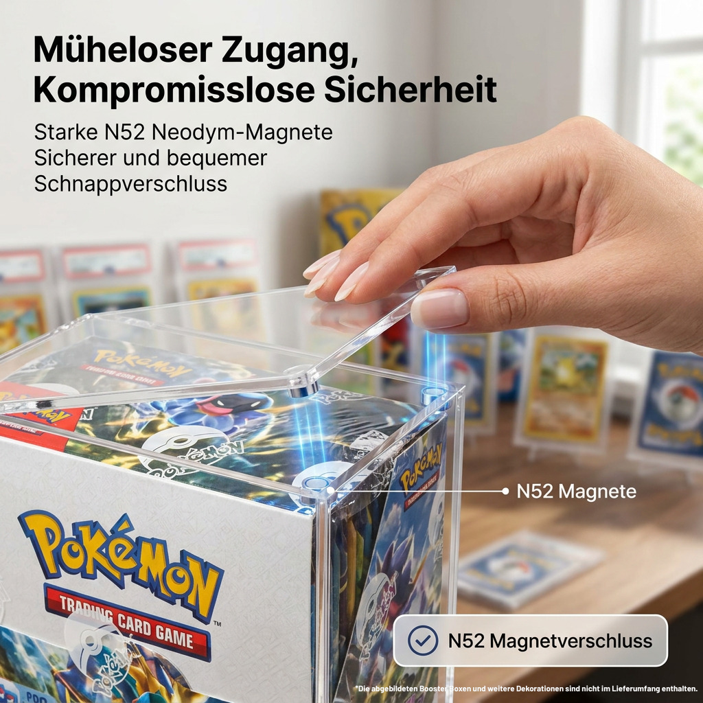 cardcosmos - Pokémon Caja acrílica para booster box