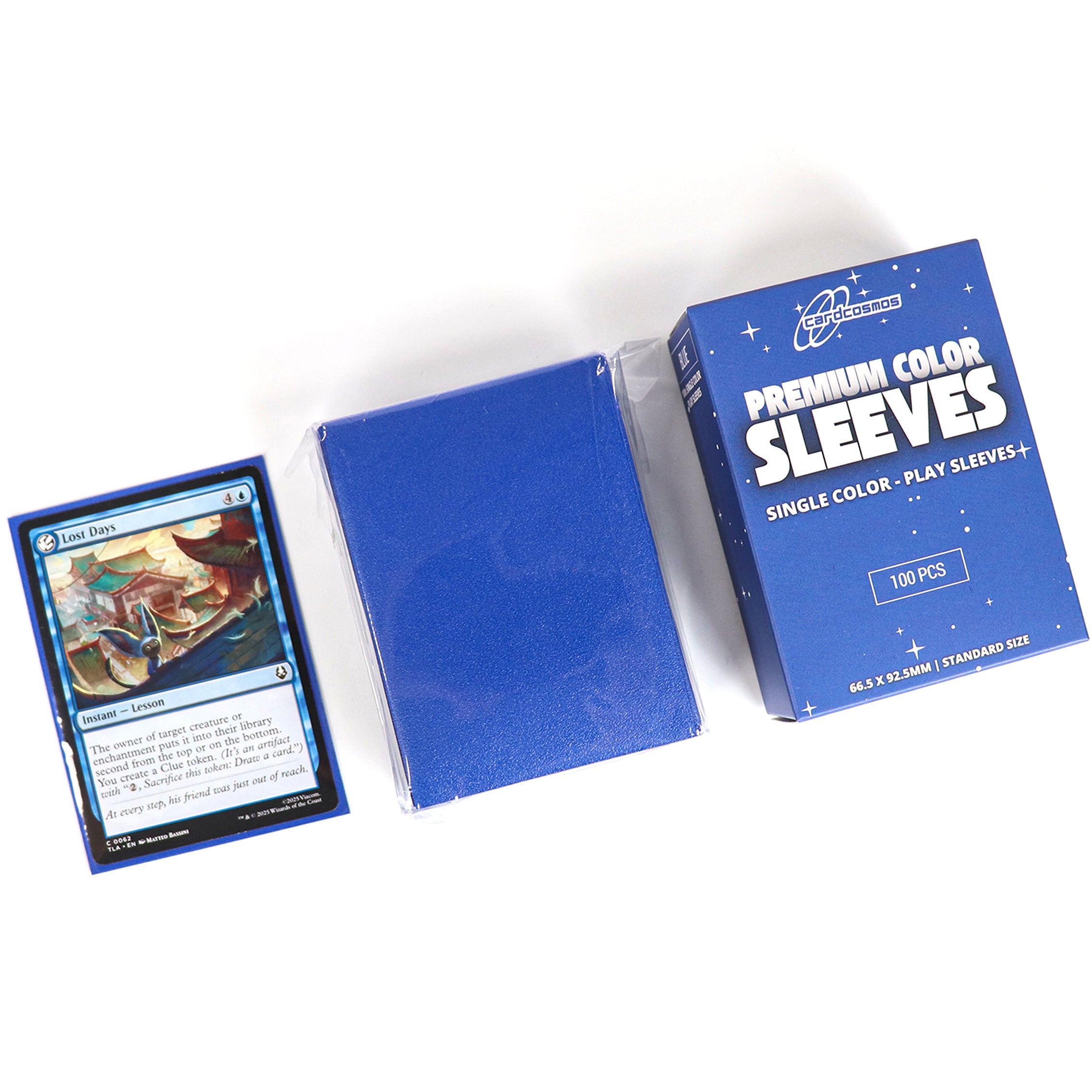 cardcosmos - Fundas mate premium azules | 100stk