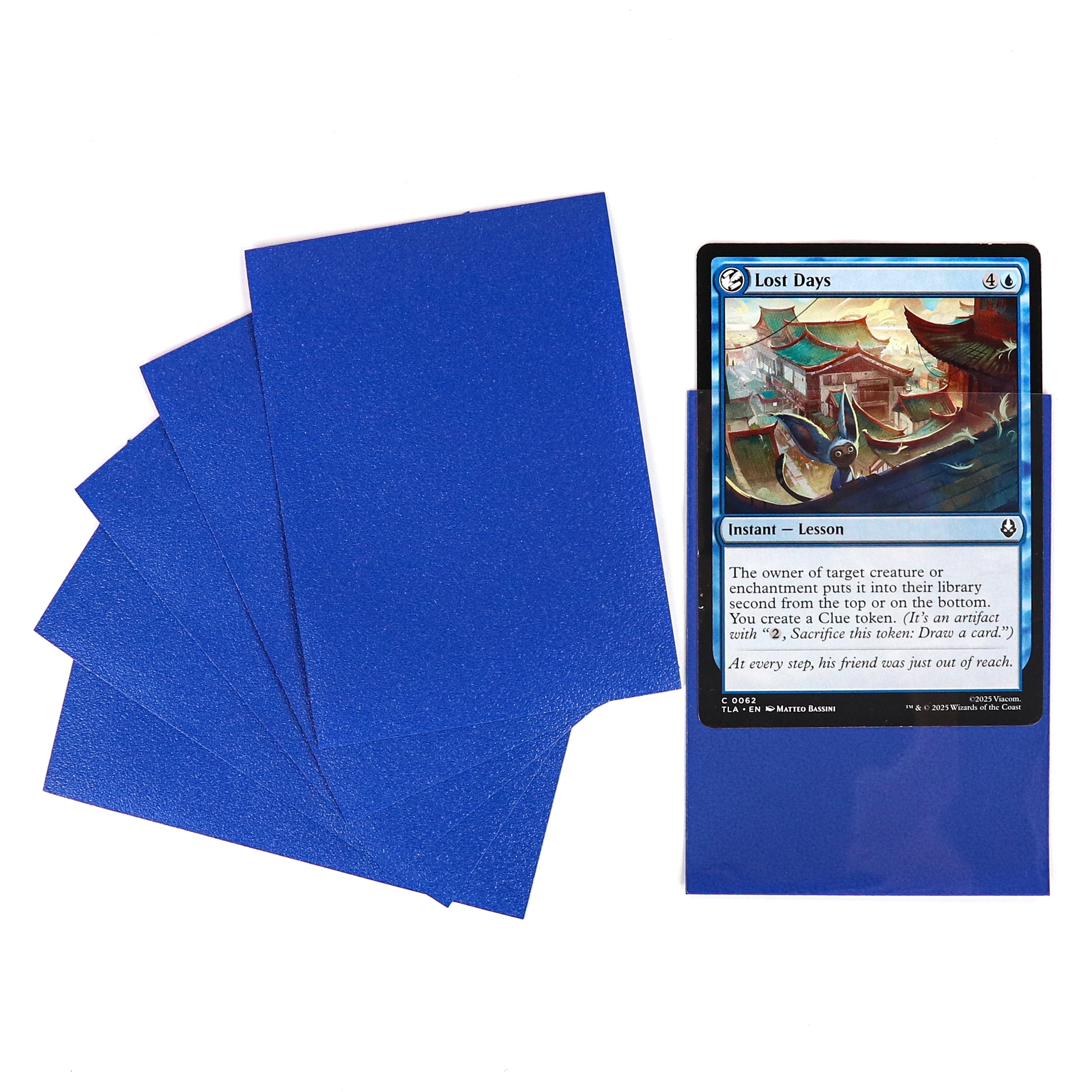 cardcosmos - Fundas mate premium azules | 100stk