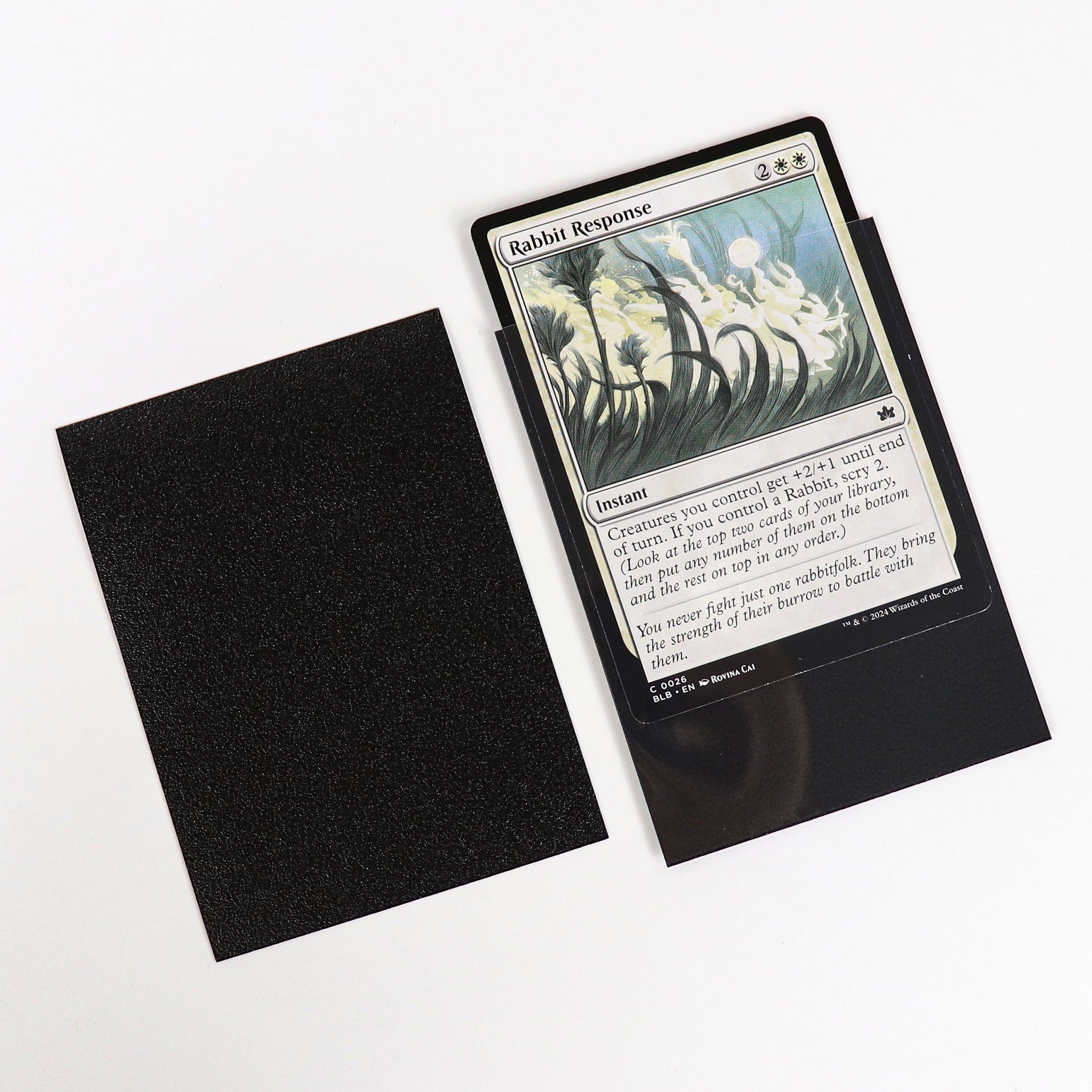 cardcosmos - Fundas mate premium negras | 100stk