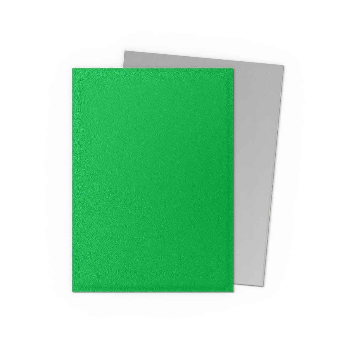 Dragon Shield Fundas – Dual Mate Verde Manzana y Plata (100 piezas)