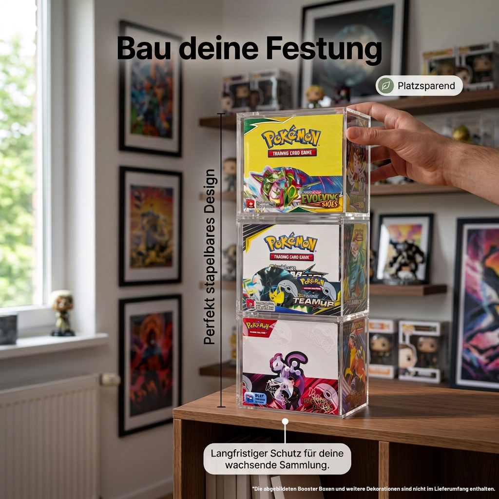 cardcosmos - Pokémon Caja acrílica para booster box