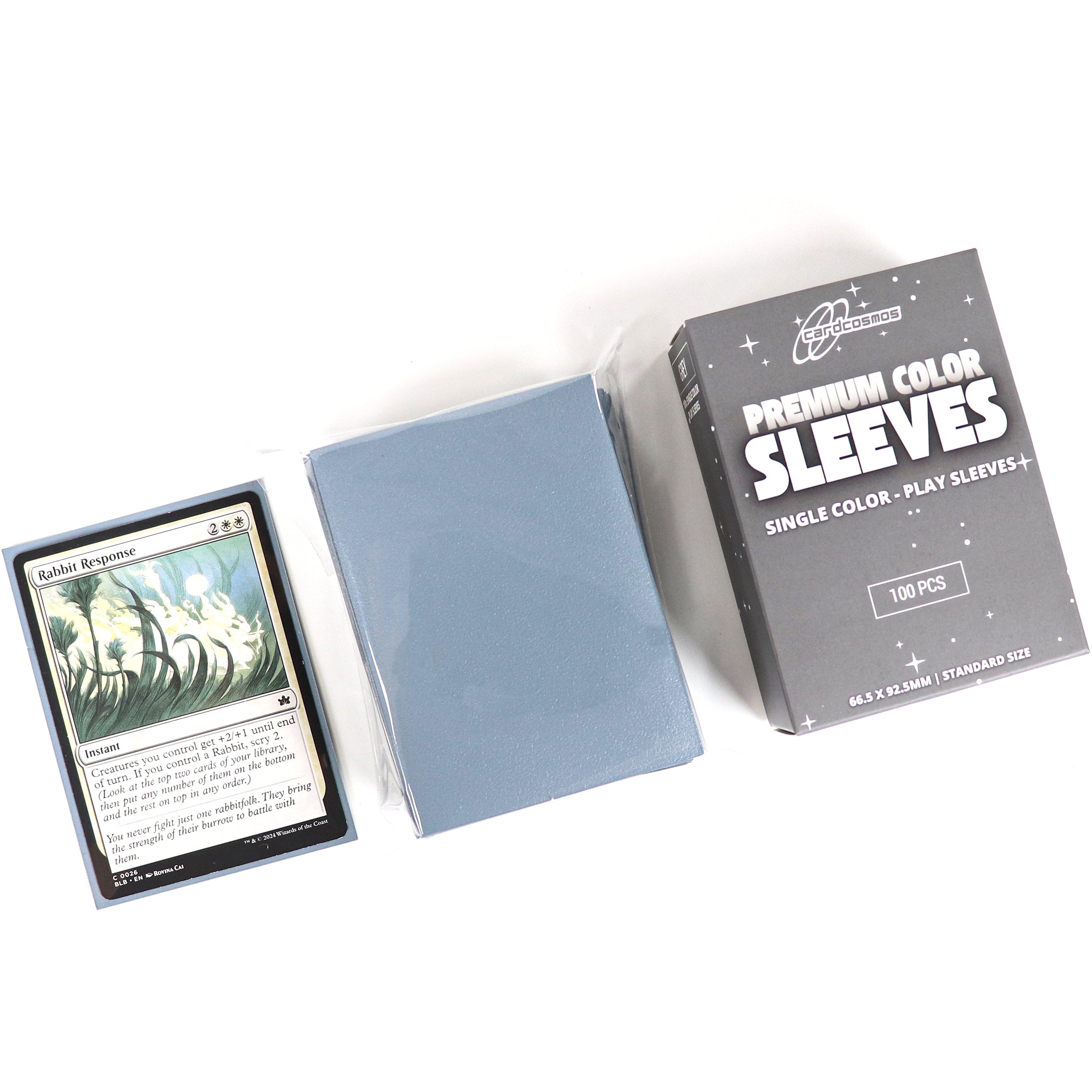 cardcosmos - Premium Matte Sleeves Grey | 100 pcs