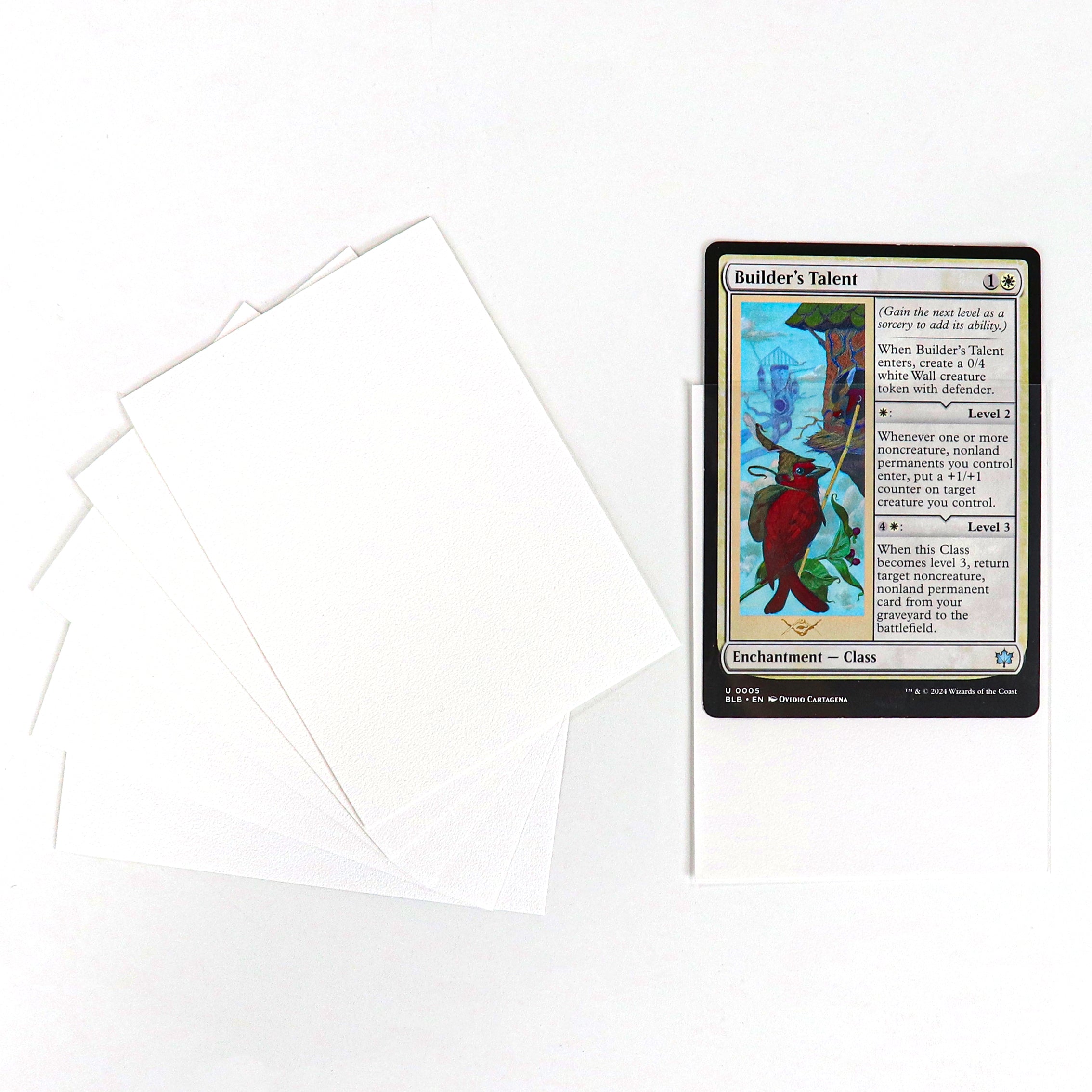 cardcosmos - Premium Matte Sleeves White | 100 pcs