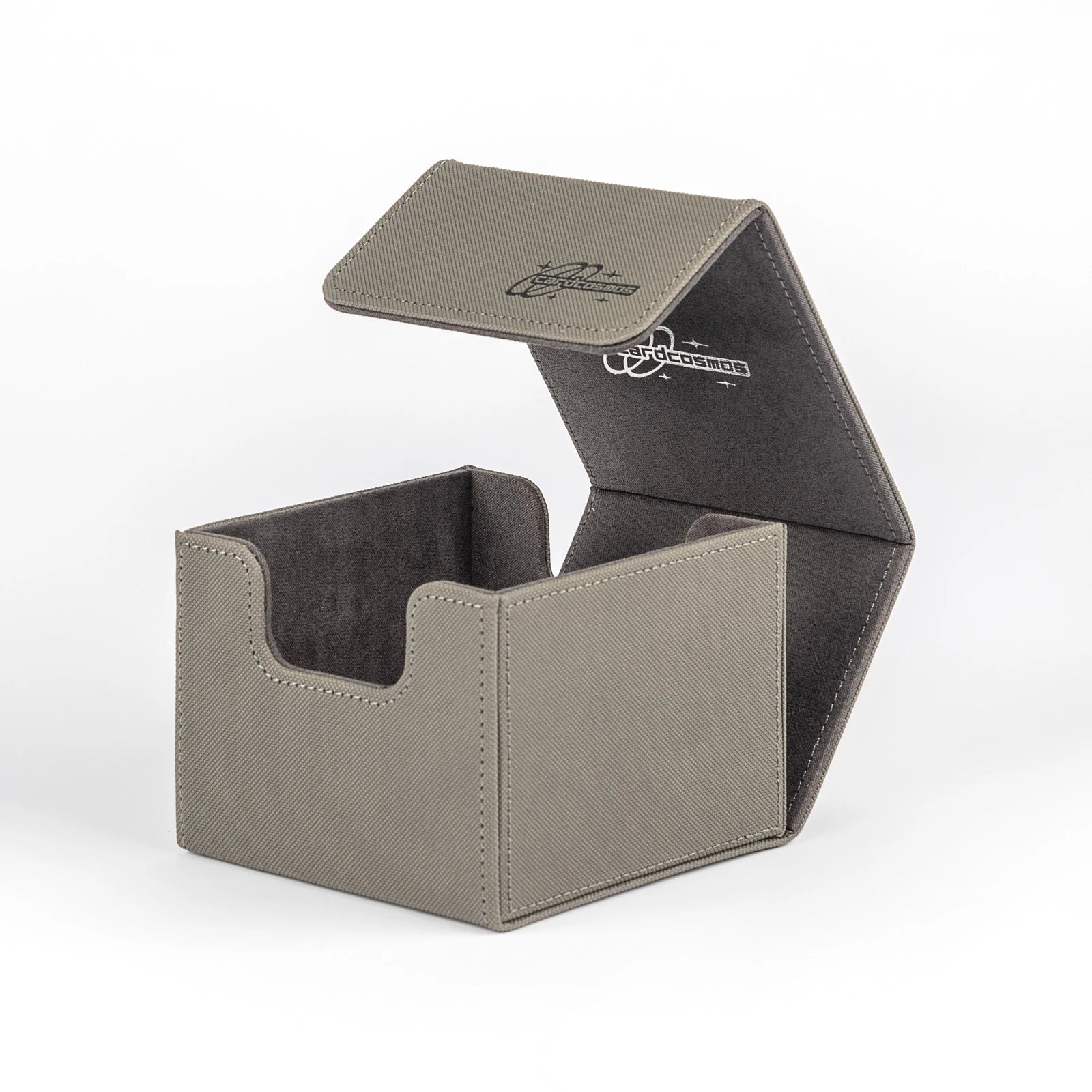 cardcosmos - Caja premium para mazo Toploader para más de 60 cartas - Gris