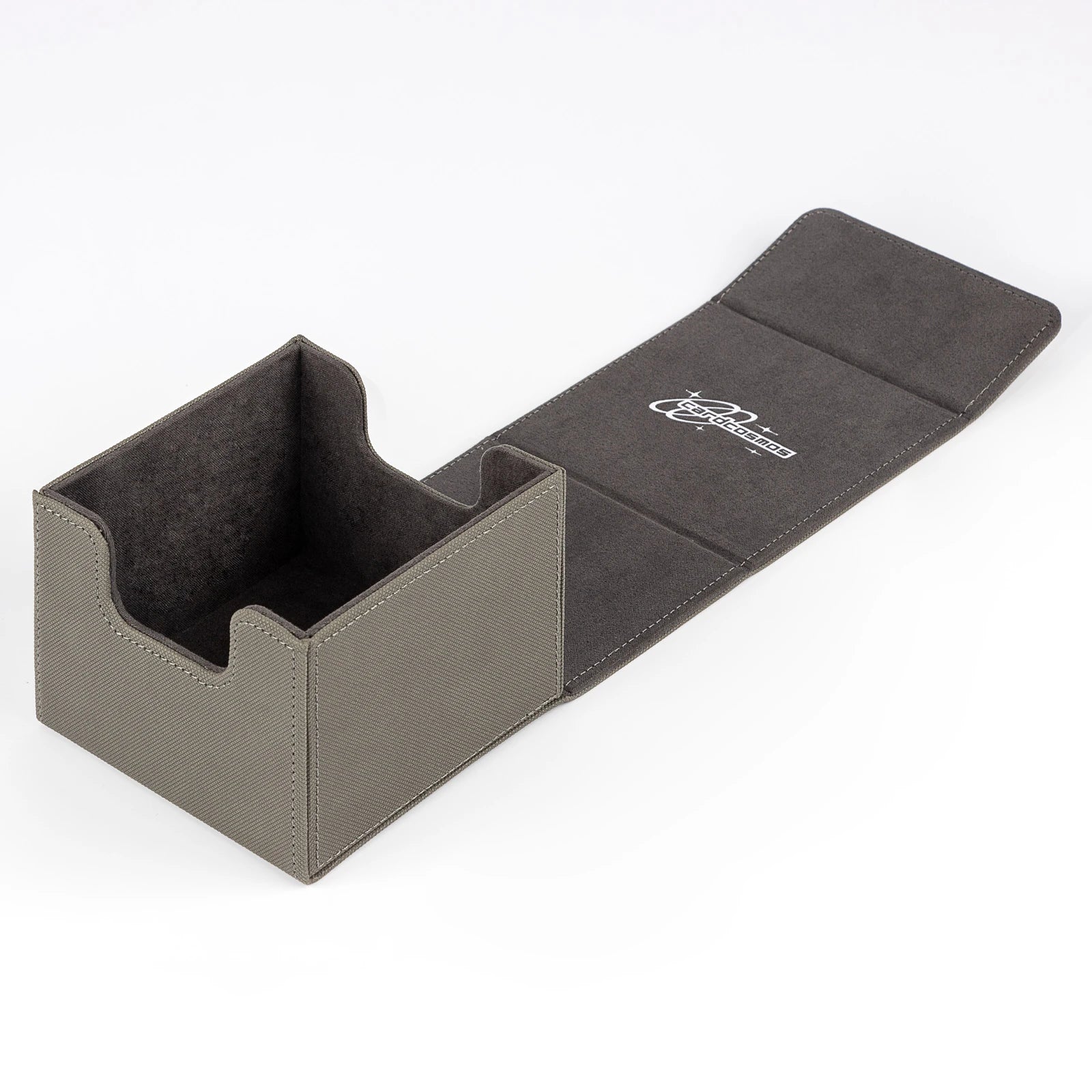 cardcosmos - Caja premium para mazo Toploader para más de 60 cartas - Gris