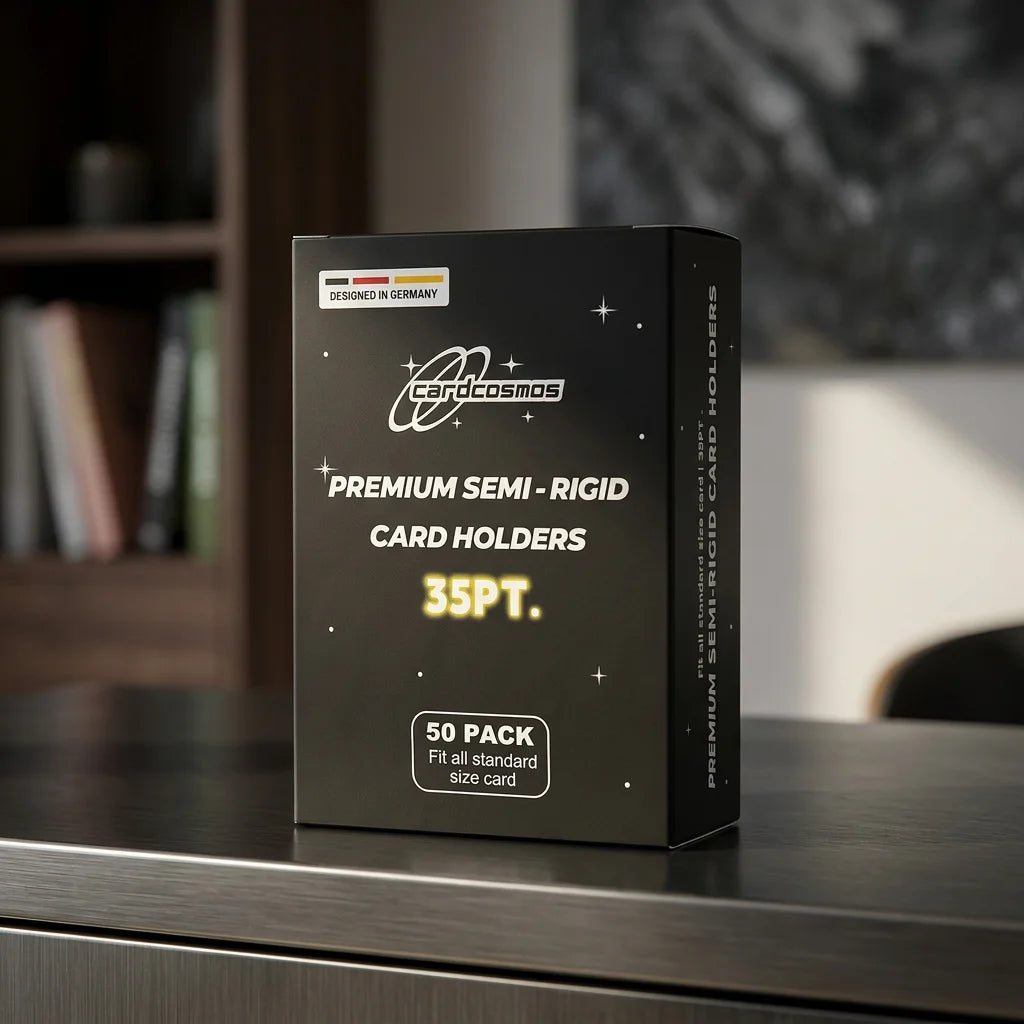 cardcosmos - Fundas semirrígidas premium para cartas 35PT | 50 unidades