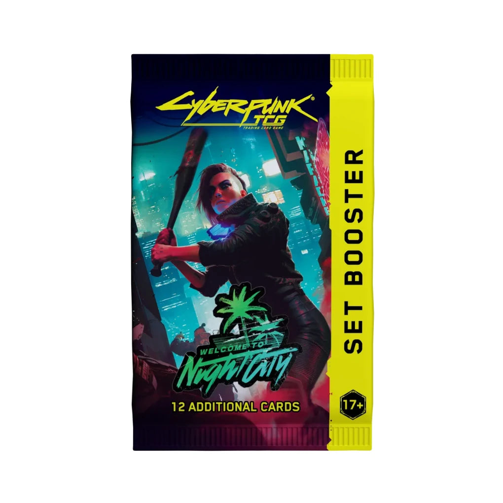 Cyberpunk TCG: Welcome to Night City Caja de sobres EN