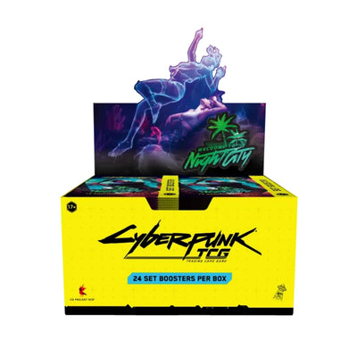 Cyberpunk TCG: Welcome to Night City Caja de sobres EN