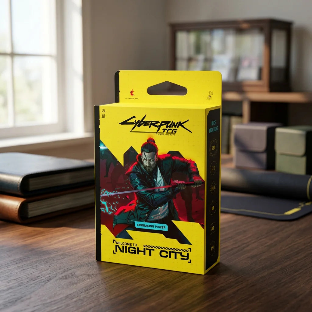 Cyberpunk TCG: Welcome to Night City Starter Deck Embracing Power EN