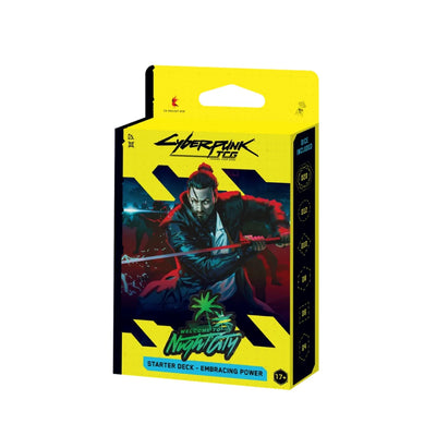 Cyberpunk TCG: Welcome to Night City Mazo inicial Embracing Power EN