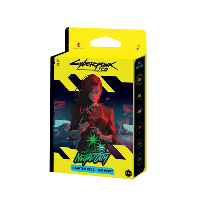 Cyberpunk TCG: Welcome to Night City Mazo inicial The Heist EN