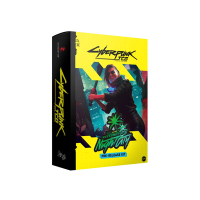 Cyberpunk TCG: Welcome to Night City Kit de pre-lanzamiento EN
