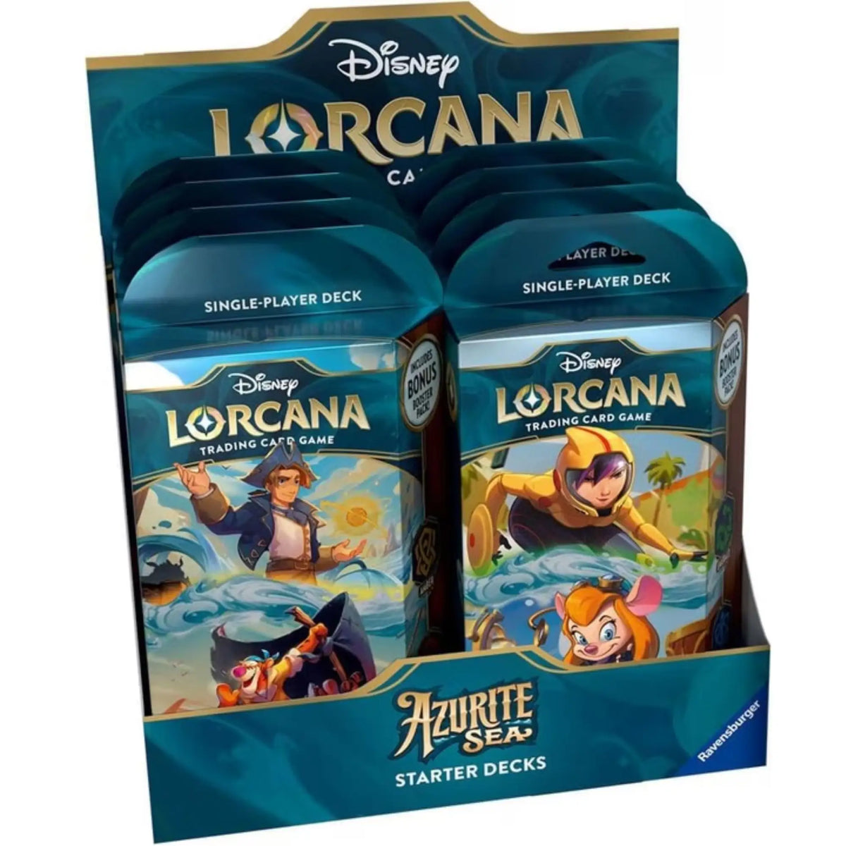 Disney Lorcana - Azurite Sea Starter Deck Display - EN