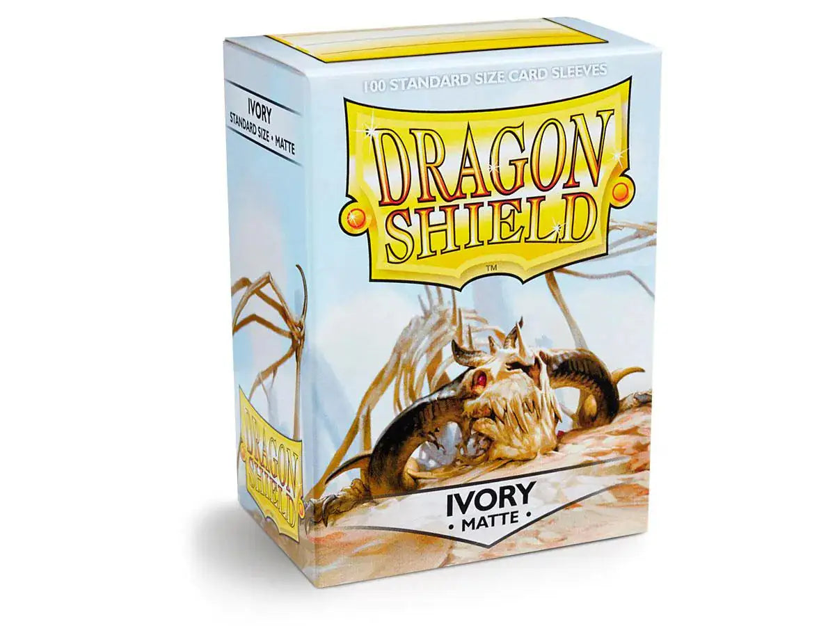Dragon Shield Sleeves - Matte Standard Ivory | 100stk