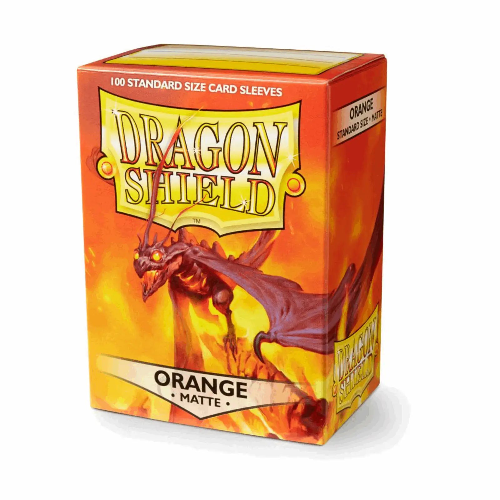Dragon Shield Sleeves - Matte Standard Orange | 100stk