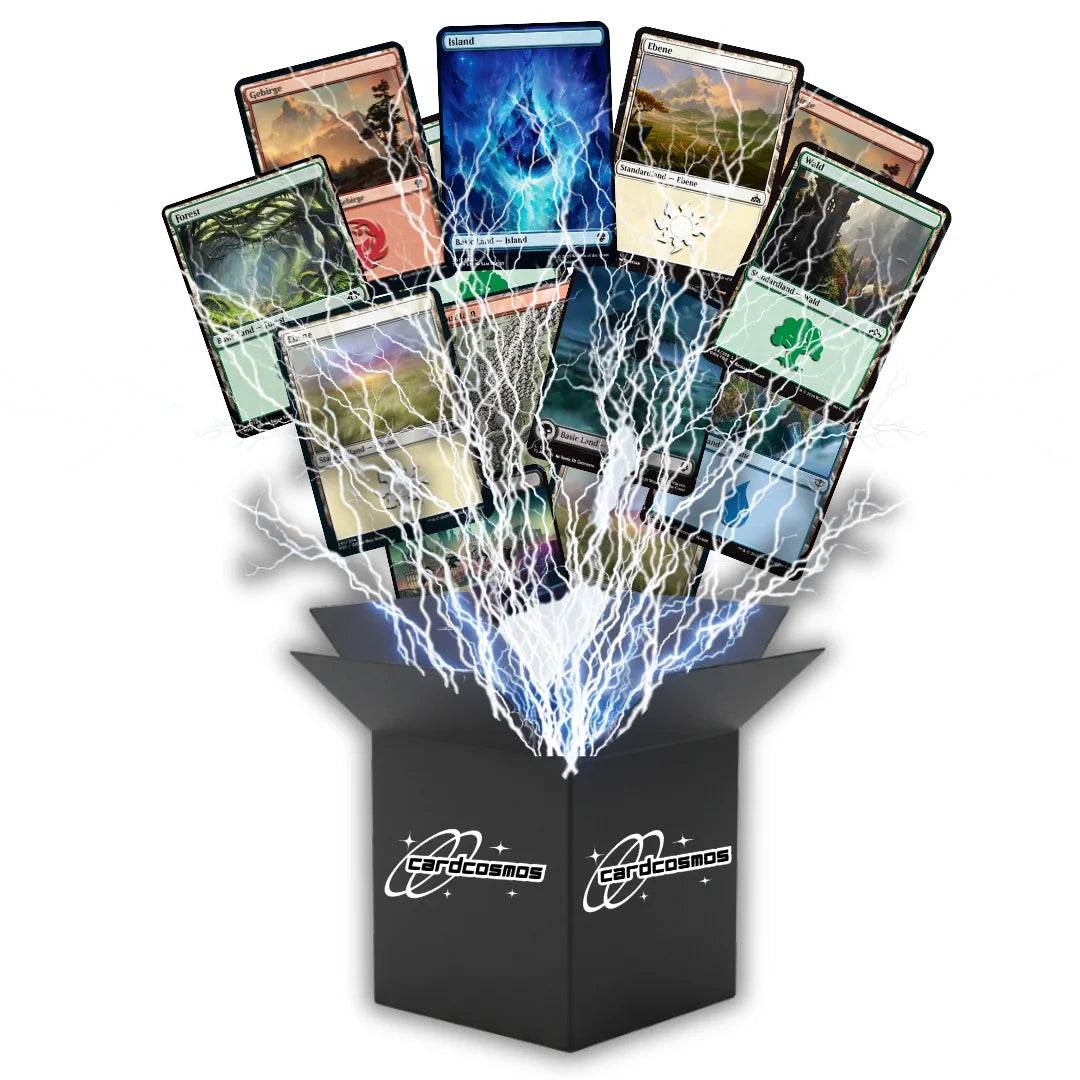 Pokémon Standard Lands Set – 100 or 200 randomly mixed cards