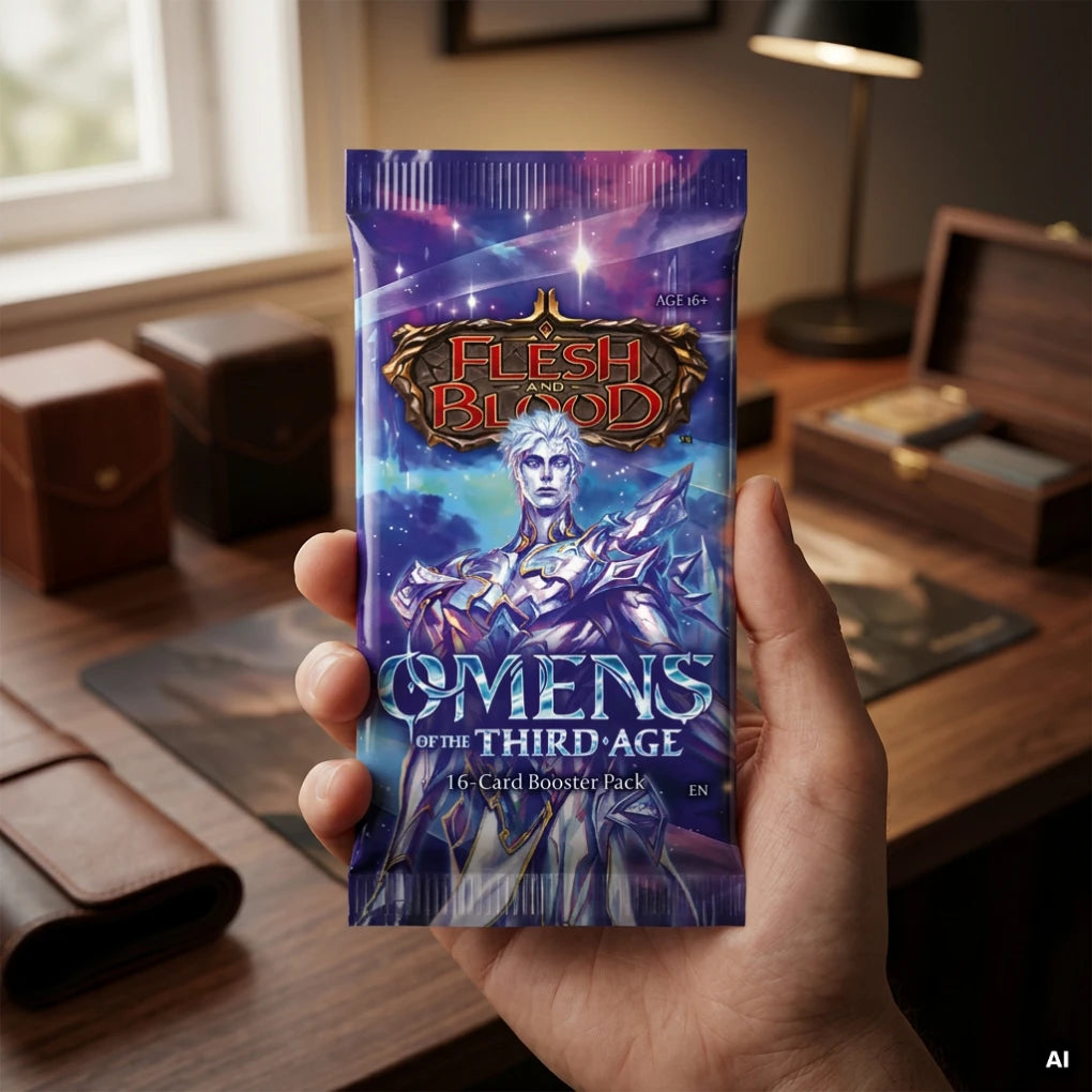 Flesh And Blood - Omens of the Third Age Booster - EN
