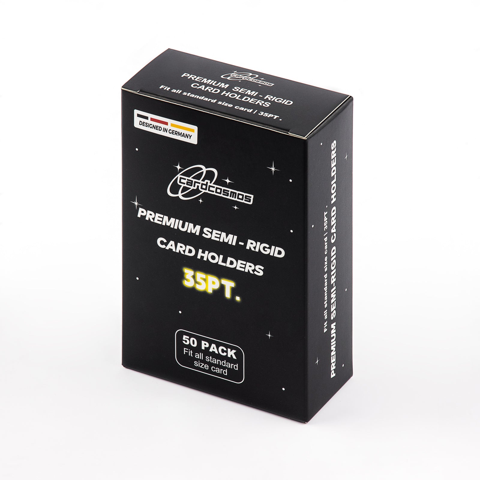 cardcosmos - Fundas semirrígidas premium para cartas 35PT | 50 unidades