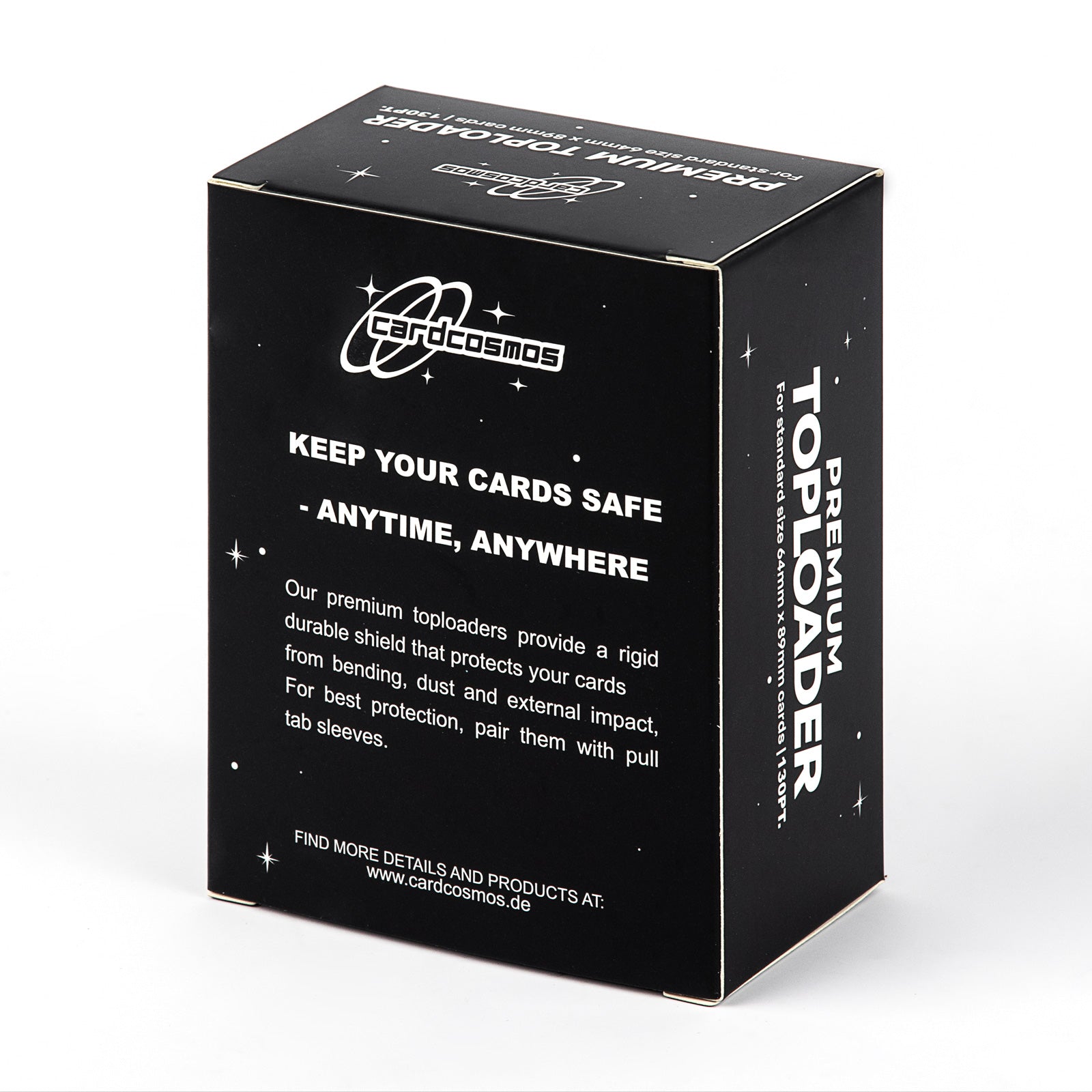 cardcosmos - Toploader premium 3" x 4" 130PT | 10 unidades