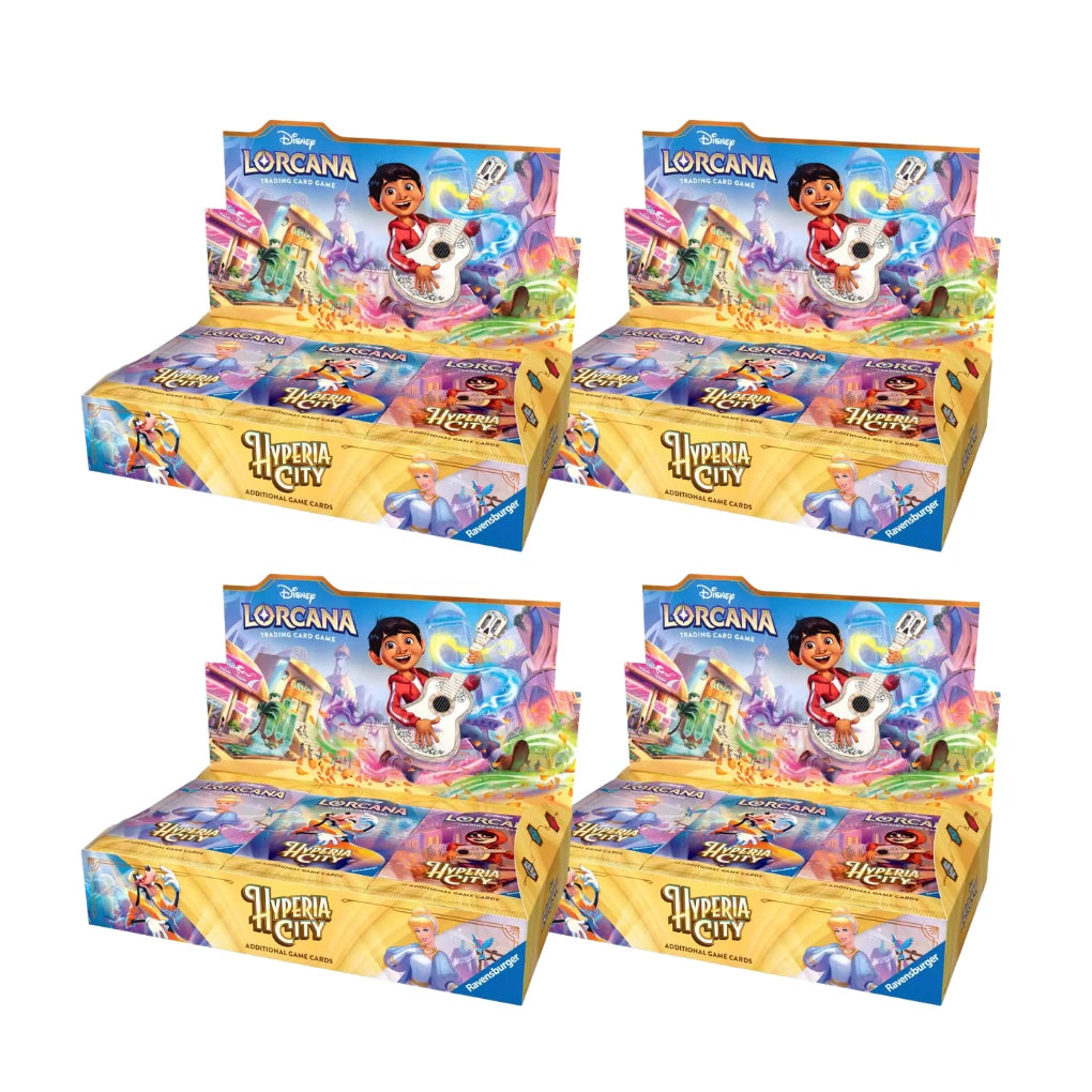 Disney Lorcana - The City of Hyperia Display de sobres - Inglés