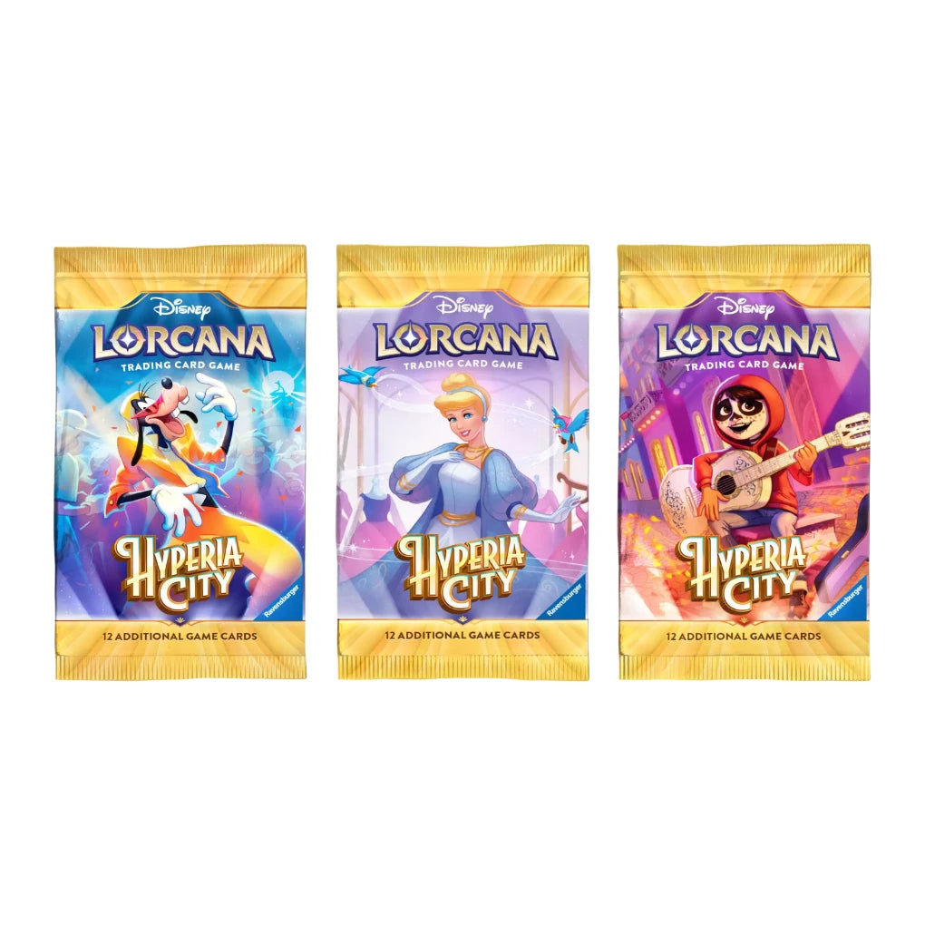 Disney Lorcana - The City of Hyperia Display de sobres - Inglés