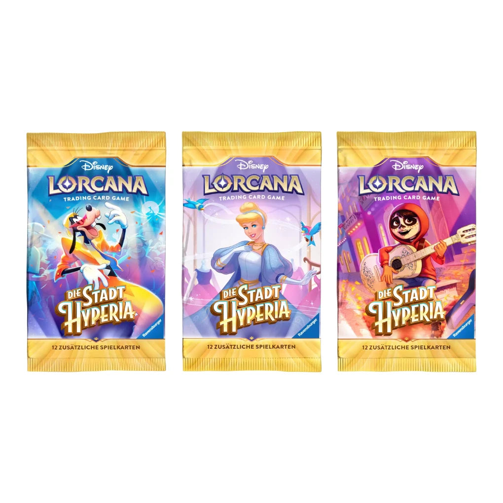 Disney Lorcana - Die Stadt Hyperia Display de sobres - Alemán