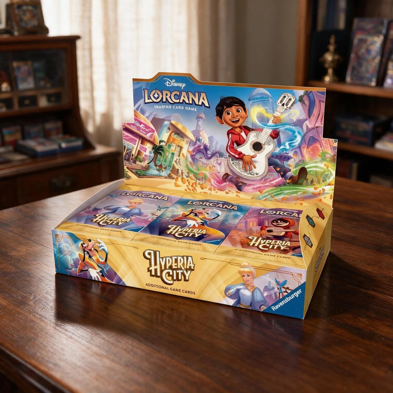 Disney Lorcana - The City of Hyperia Display de sobres - Inglés
