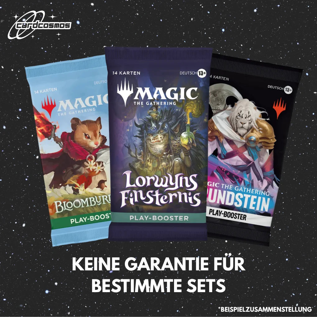 Magic: The Gathering Mystery Play Booster Set Alemán – 3 sobres aleatorios diferentes
