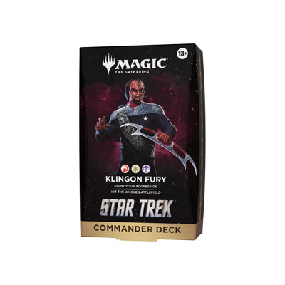 Magic: The Gathering - Star Trek Mazo commander Furia Klingon - Inglés  