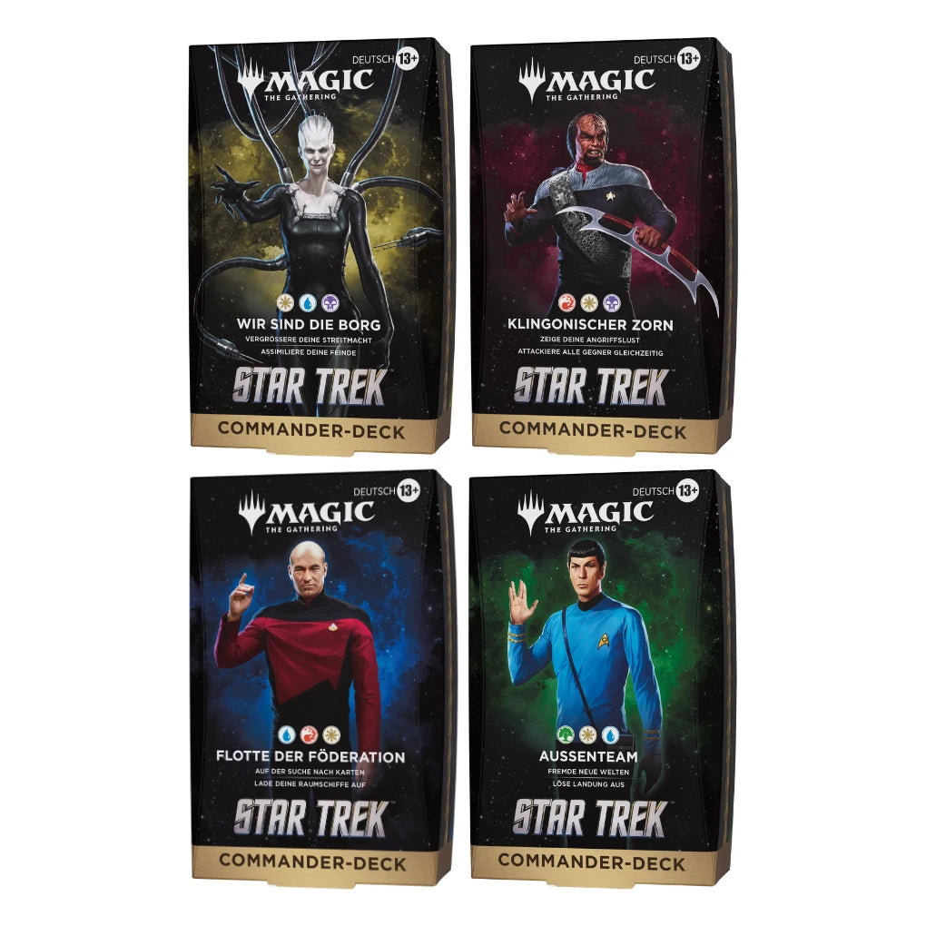 Magic: The Gathering - Star Trek Commander Deck Set - DE