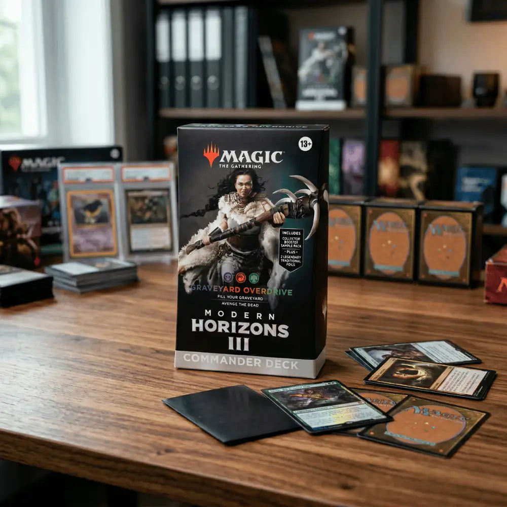 Magic: The Gathering - Modern Horizons 3 - Mazo commander Graveyard Overdrive - Inglés