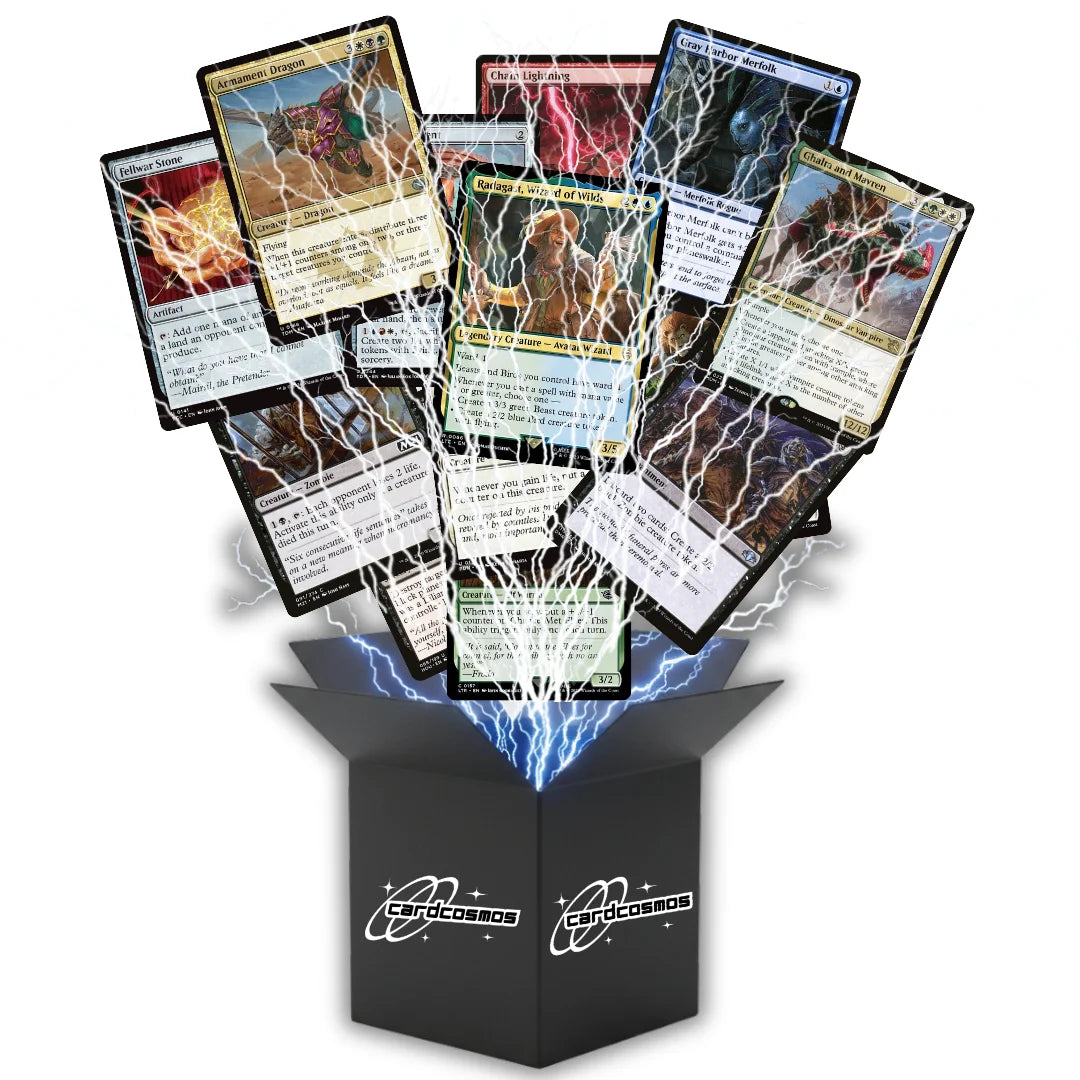 Magic: The Gathering Set de cartas Inglés – 200 cartas incl. 16 raras y 4 Foil + 100 fundas para cartas