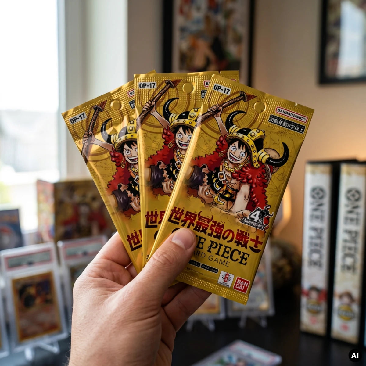 One Piece Card Game - Caja de sobres OP17 Los guerreros más fuertes del mundo - Japonés