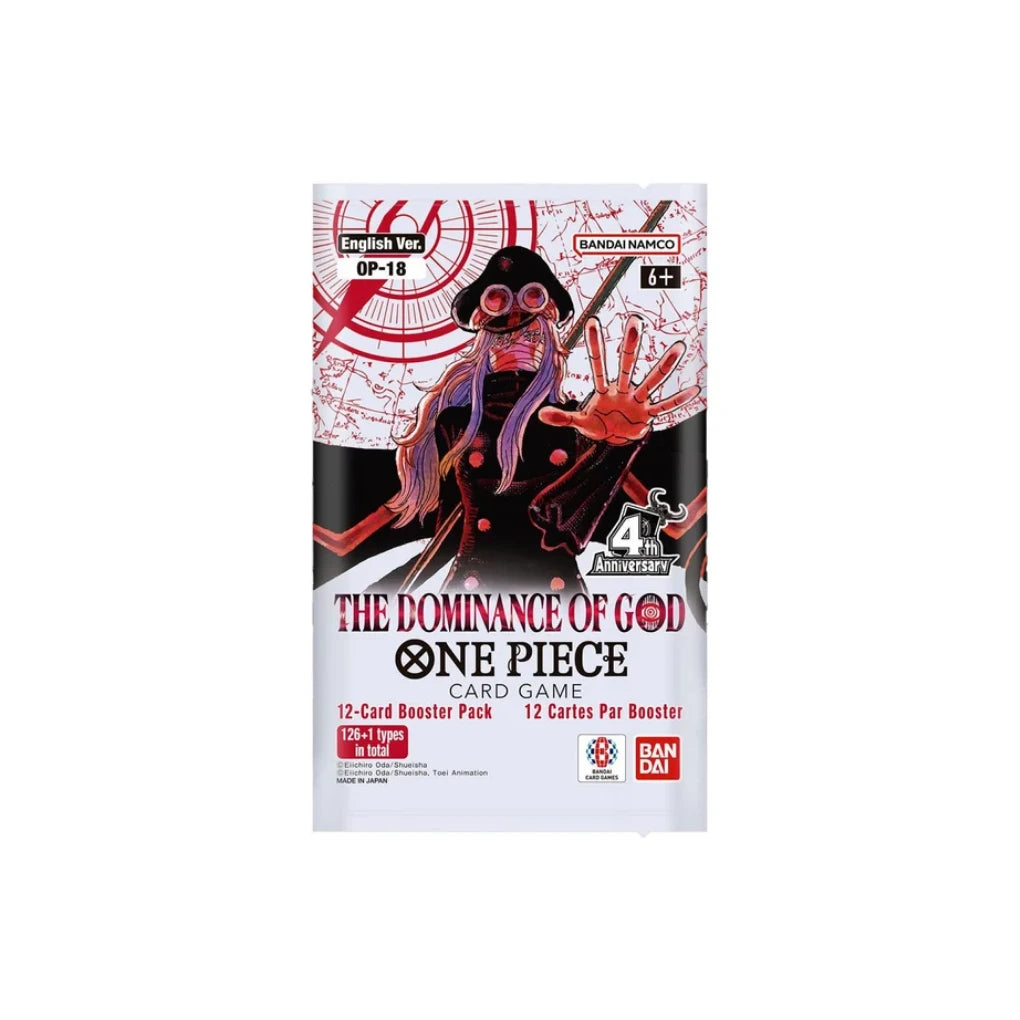 One Piece Card Game - OP18 The Dominance of God Caja de sobres - Inglés