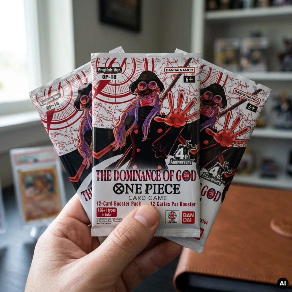 One Piece Card Game - OP18 The Dominance of God Caja de sobres - Inglés