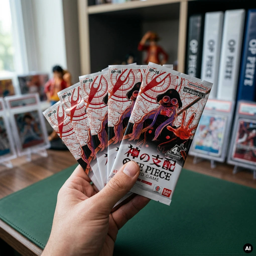 One Piece Card Game - OP18 The Dominance of God Caja de sobres - Japonés