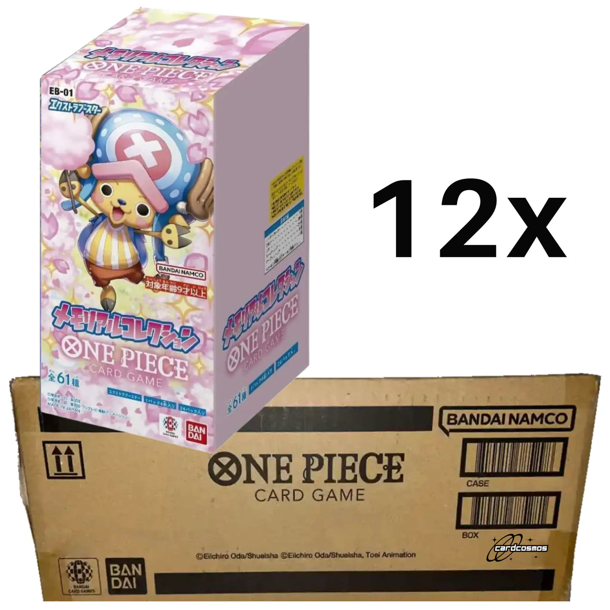 One Piece Card Game - Memorial Collection EB-01 Display - JPN
