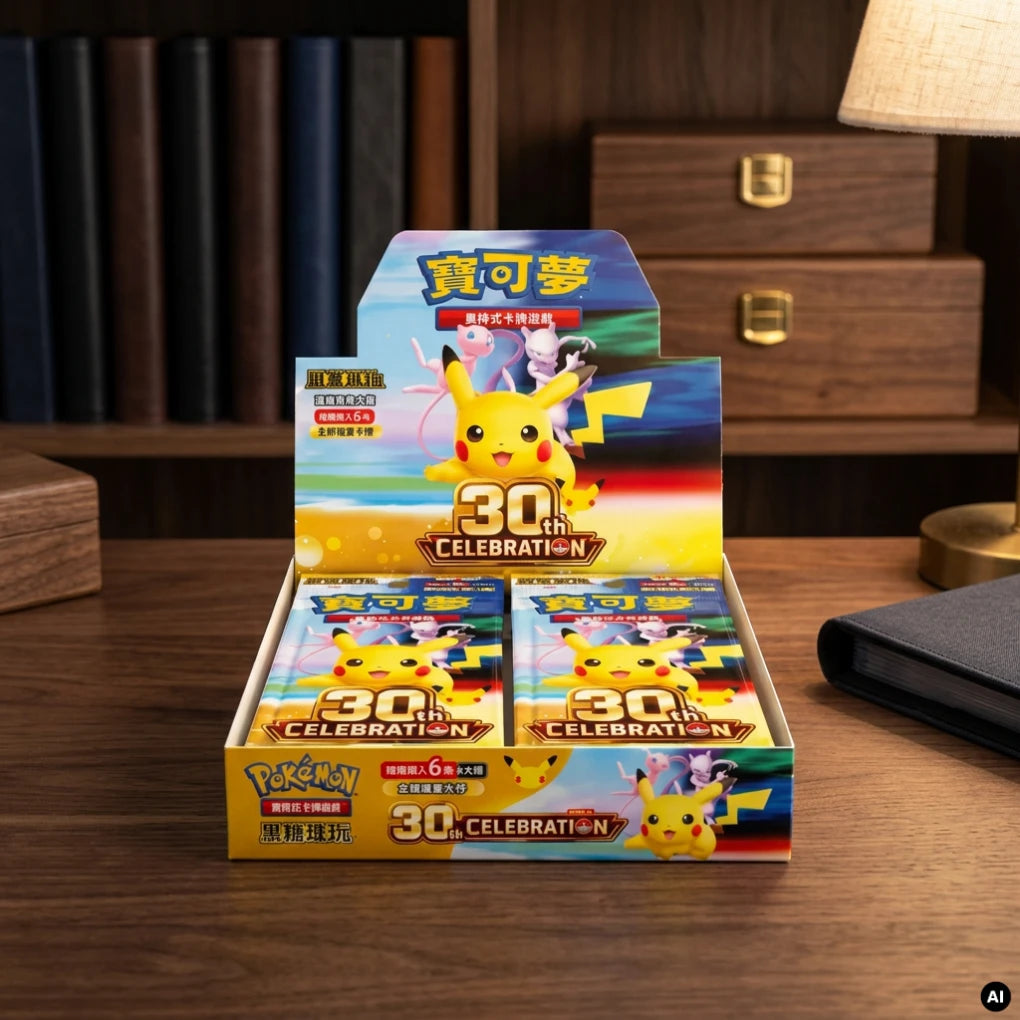 Pokémon - 30th Anniversary Celebration Caja de sobres Chino tradicional - TCHN