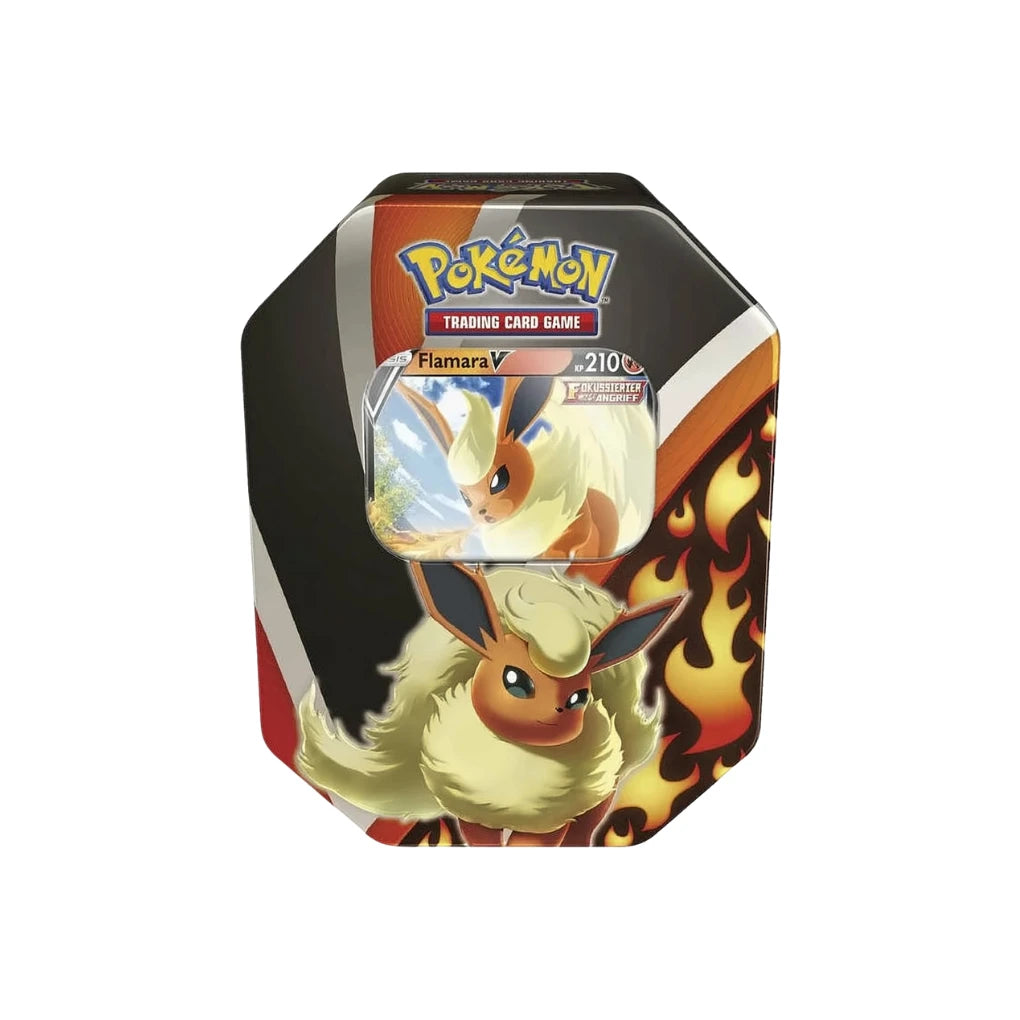Pokémon - Evoli-Entwicklungen Flamara-V Tin-Box - DE