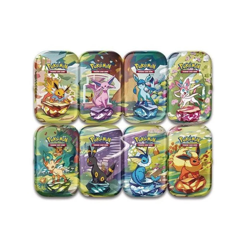 Pokémon - Prismatic Evolutions Display de mini latas - Inglés