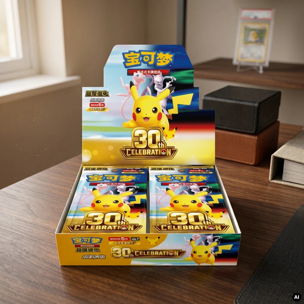 Pokémon - 30th Anniversary Celebration Caja de sobres - Chino