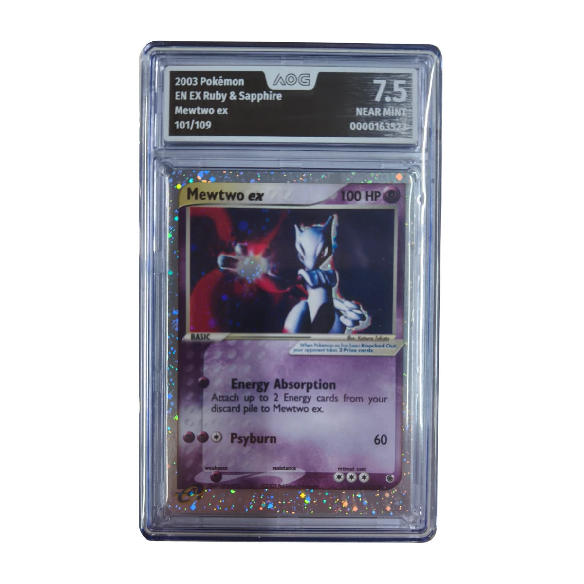 Pokémon - Mewtwo ex #101/109 (EX Ruby & Sapphire) – AOG 7.5 Near Mint