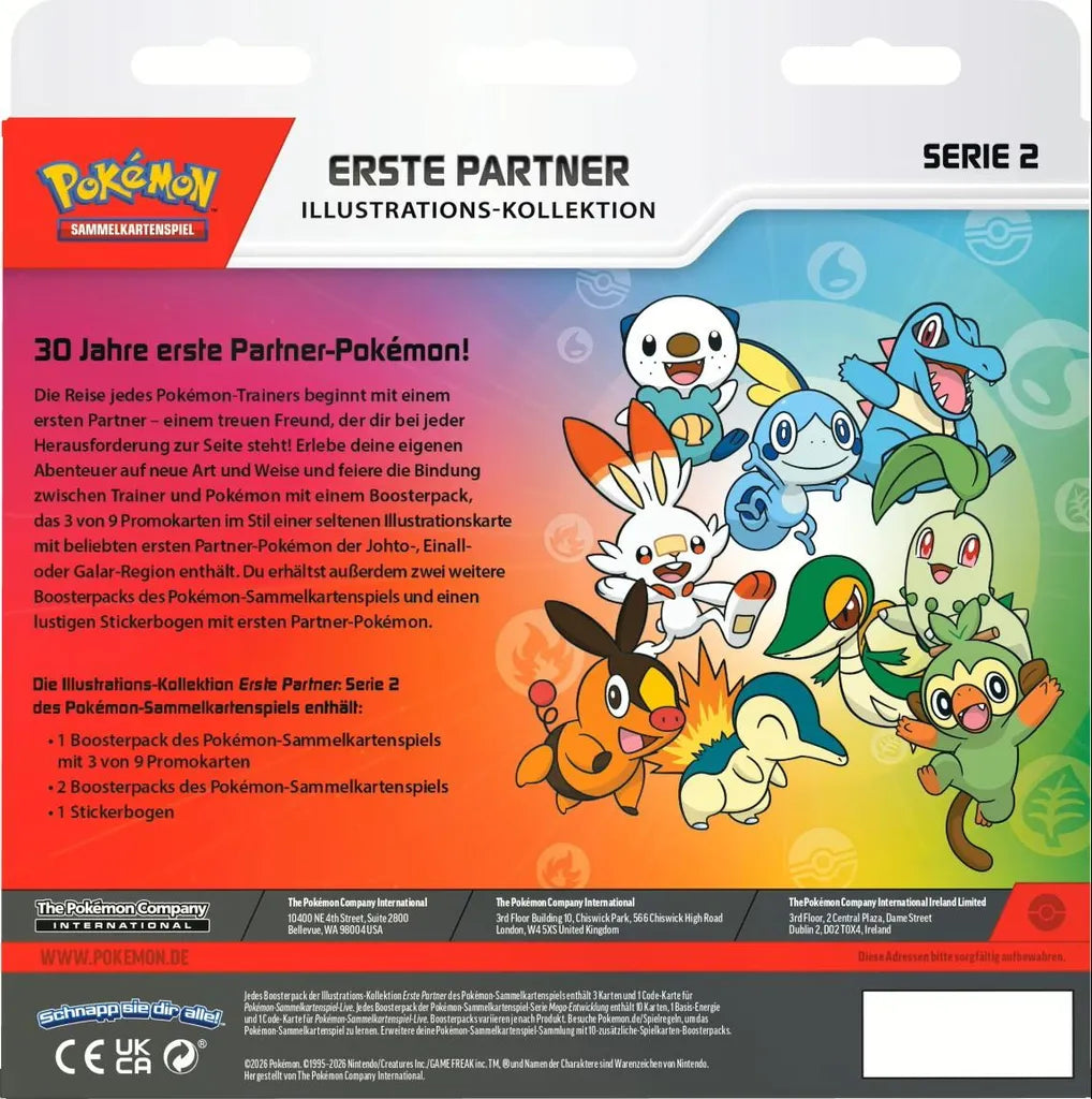 Pokémon - Caja colección Ilustración Primeros Compañeros Serie 2 - Alemán