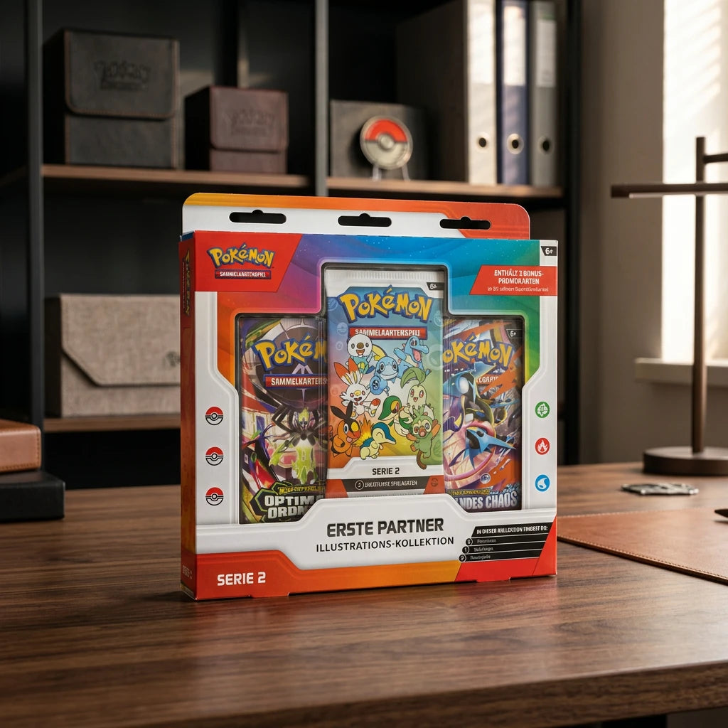 Pokémon - Caja colección Ilustración de primeros compañeros Serie 2 - Alemán
